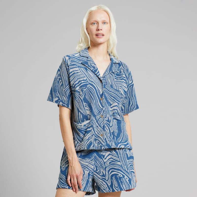 Terry Shirt Valje Clay Swirl Blue