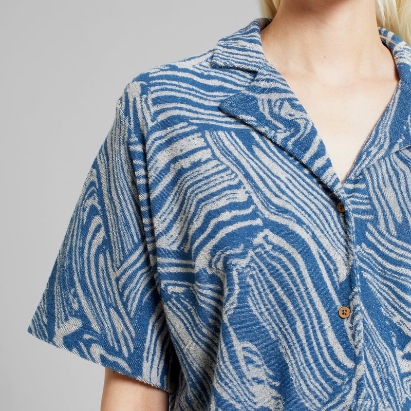 Terry Shirt Valje Clay Swirl Blue