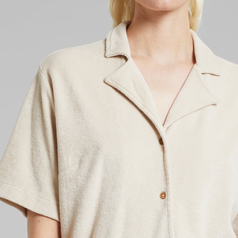 Terry Shirt Valje Oat White