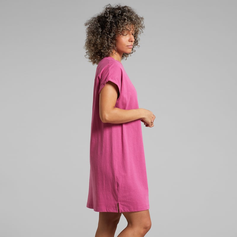 T-shirt Dress Eksta Hemp Violet Purple
