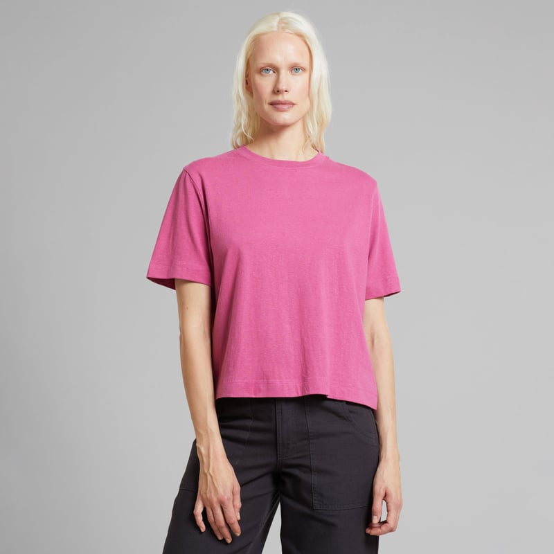 T-shirt Vadstena Hemp Violet Purple