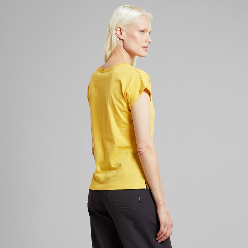 T-shirt Visby Base Misted Yellow