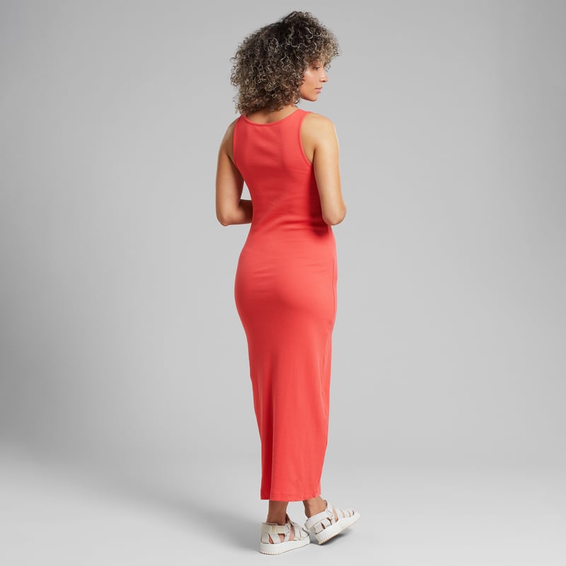 Rib Dress Motala Cayenne Red