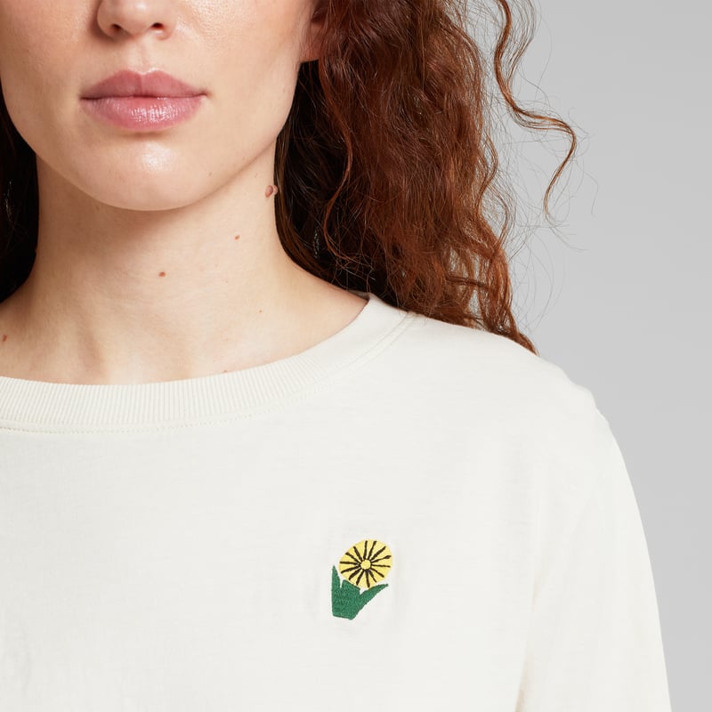 T-shirt Vadstena One Dandelion Oat White