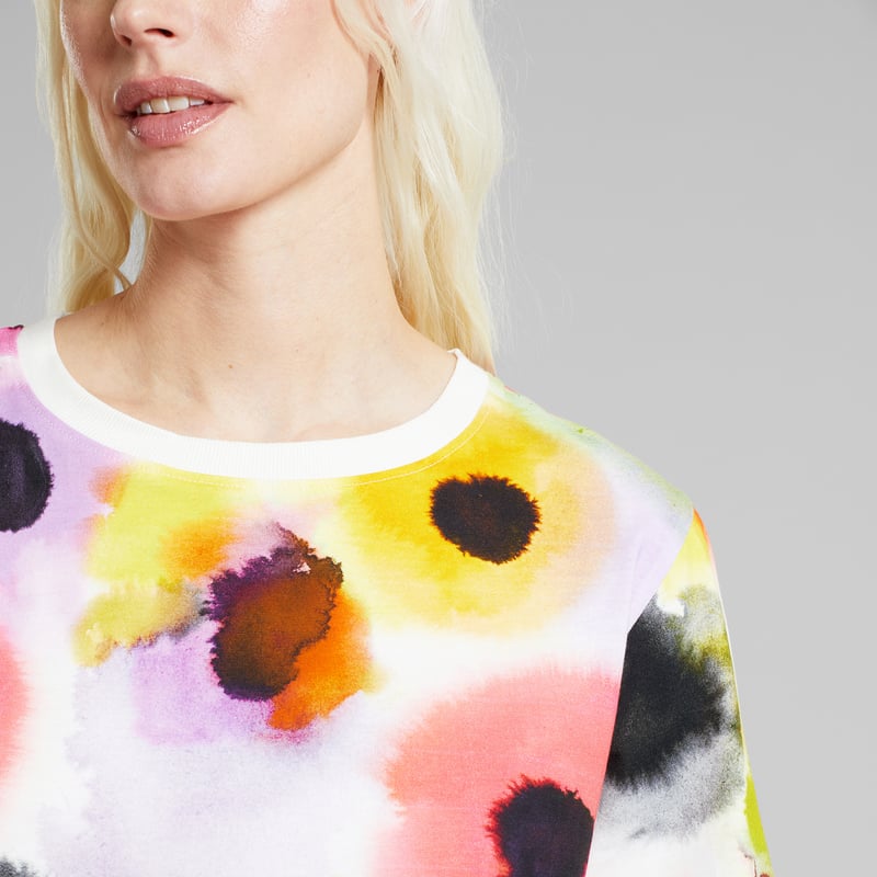 T-shirt Vadstena Abstract Floral Multi Color