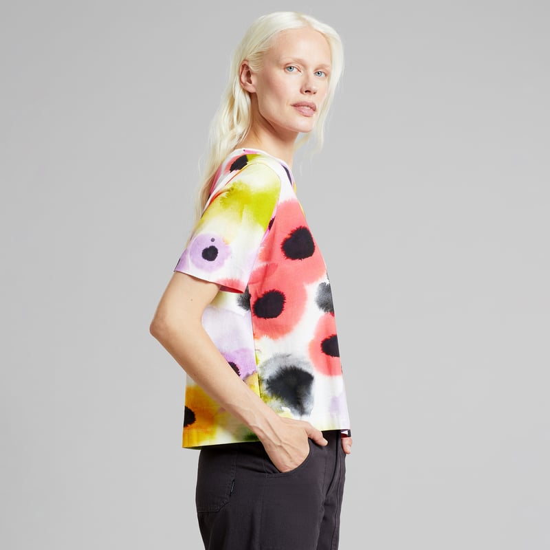 T-shirt Vadstena Abstract Floral Multi Color