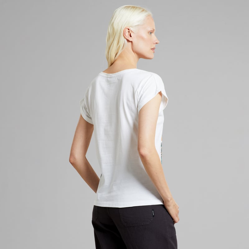 T-shirt Visby Sucker Sunset White