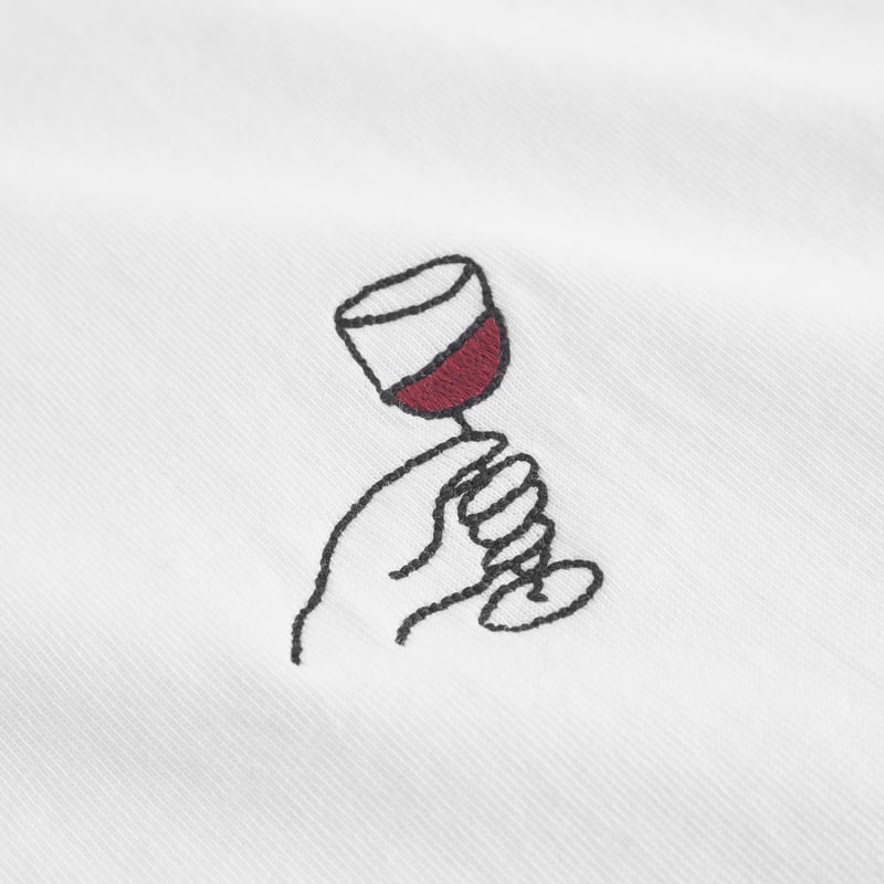 T-shirt Visby Wine Cheers White