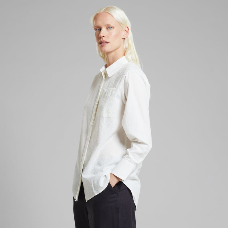 Shirt Kosta Seersucker White