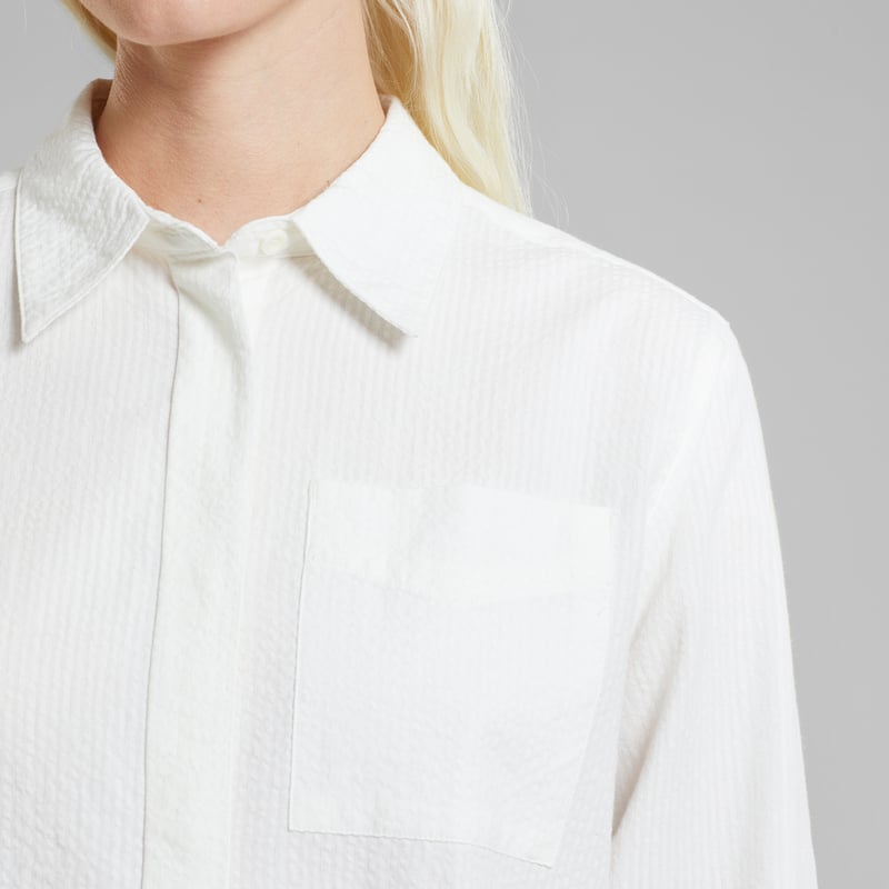 Shirt Kosta Seersucker White
