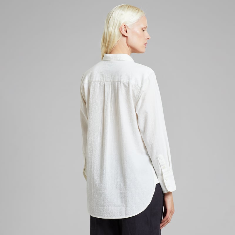 Shirt Kosta Seersucker White