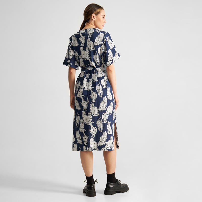 Dress Kallvik Cats Blue