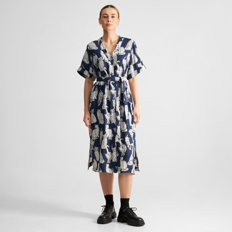 Dress Kallvik Cats Blue