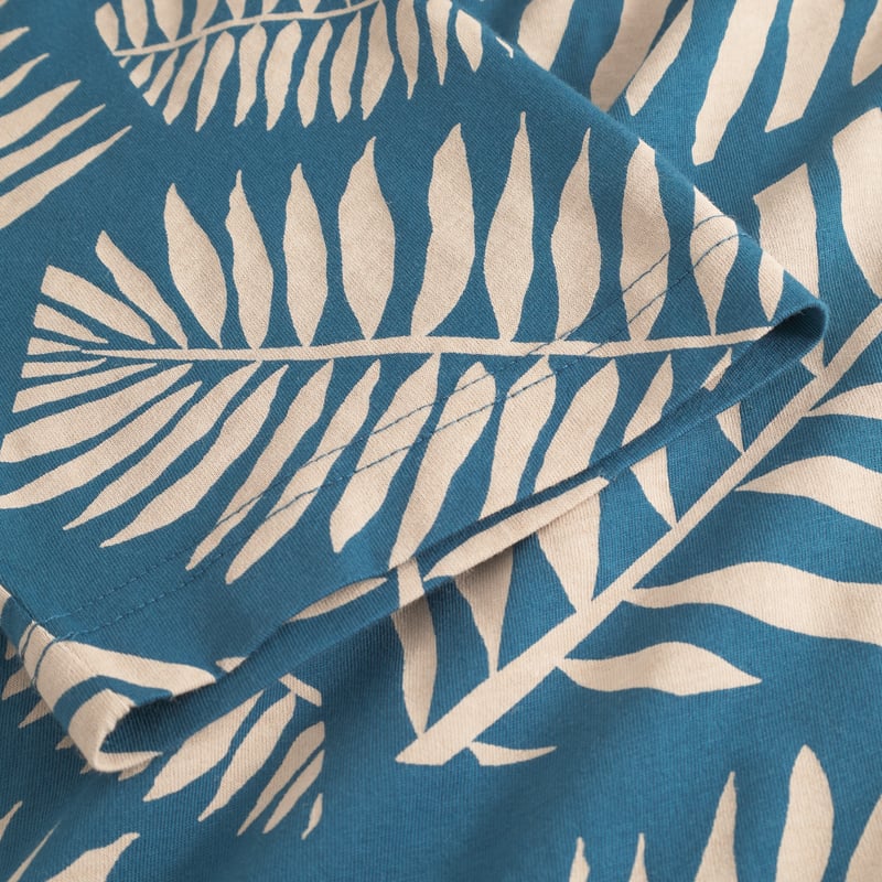 T-shirt Vadstena Cut Leaf Midnight Blue