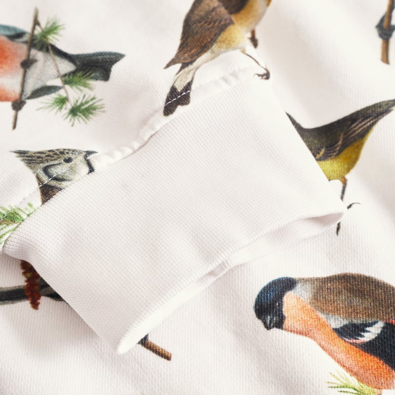 Sweatshirt Malmoe Autumn Birds Off-White