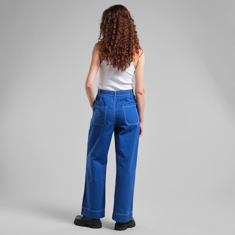 Workwear Pants Vara Canvas Surf Blue