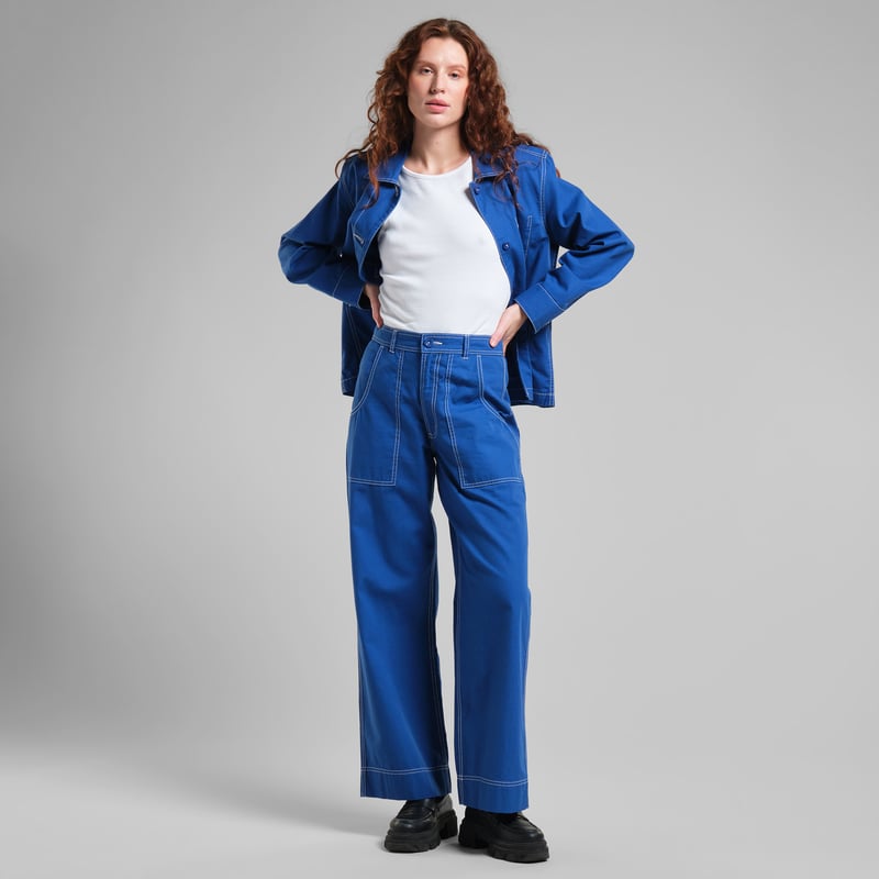 Workwear Pants Vara Canvas Surf Blue