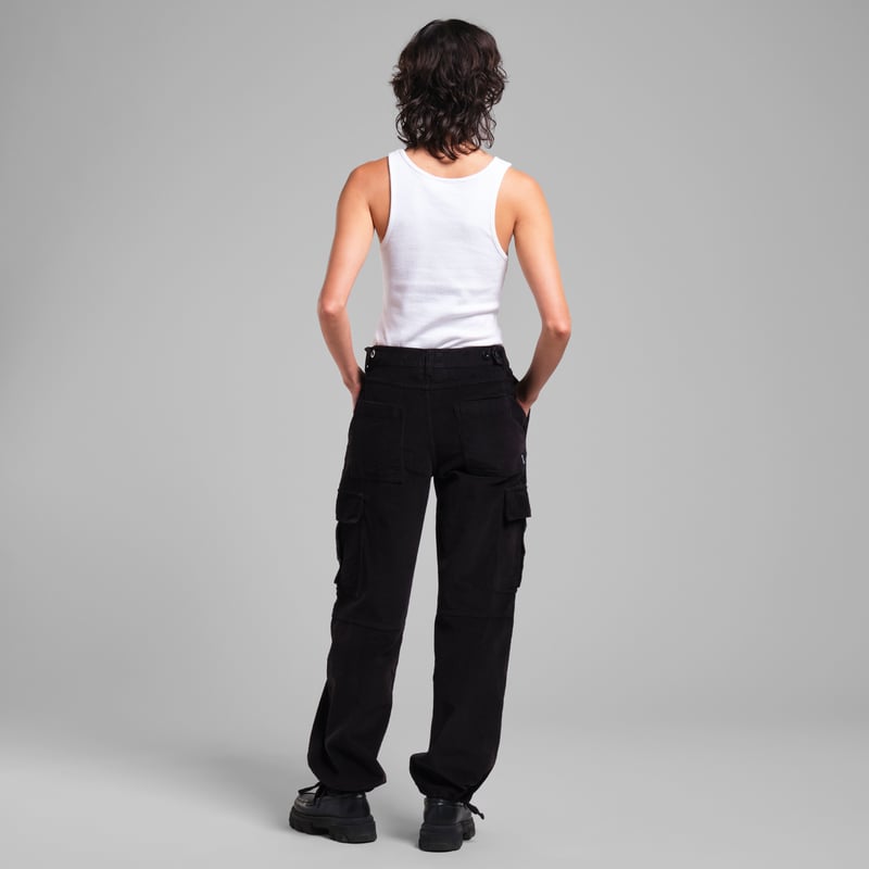 Cargo Pants Bagarmossen Corduroy Black
