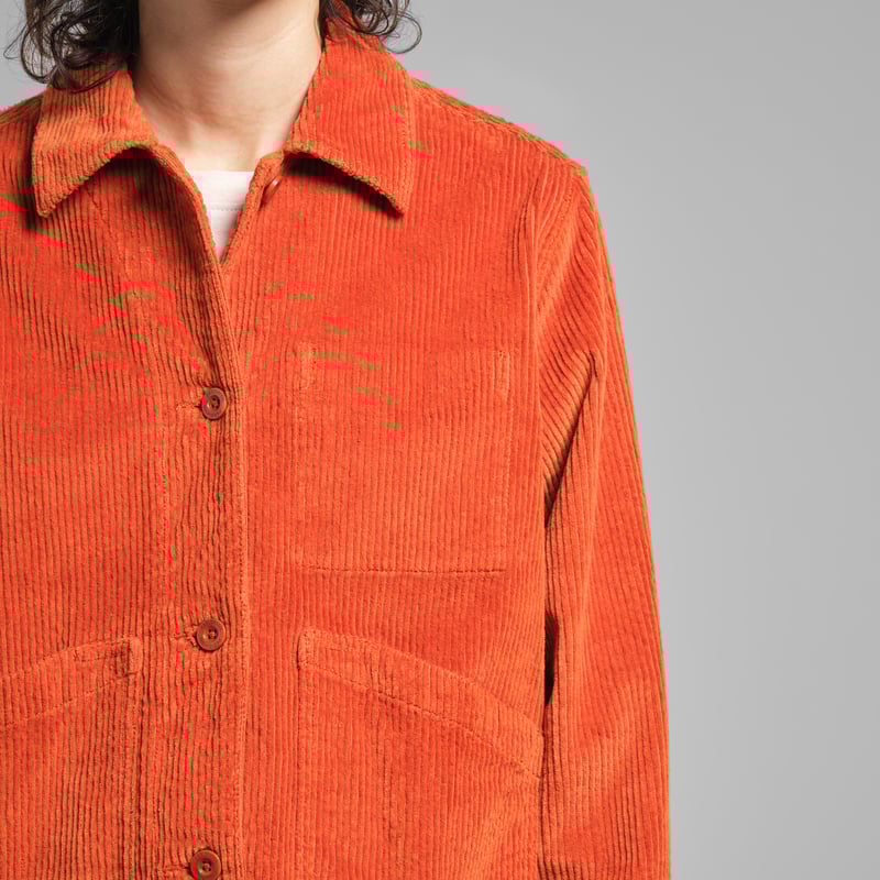 Jacket Stiby Corduroy Cinnamon Orange