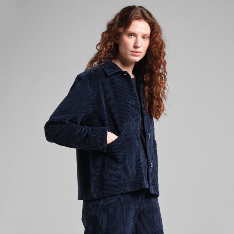 Jacket Stiby Corduroy Navy