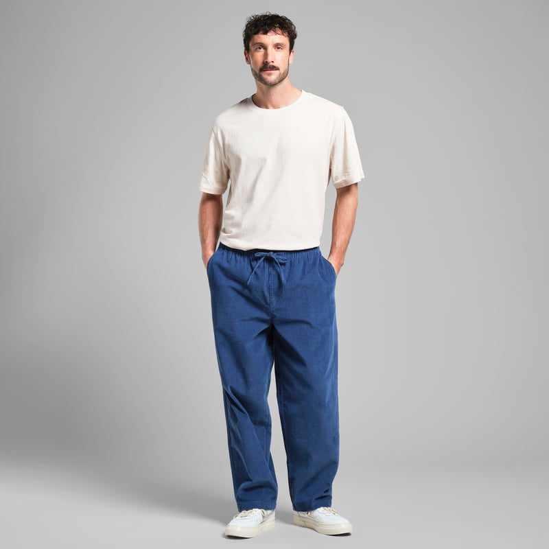 Pants Klitmoeller Corduroy True Blue