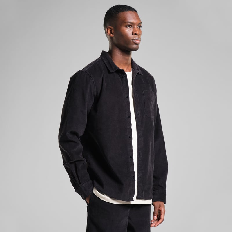 Shirt Varberg Corduroy Black