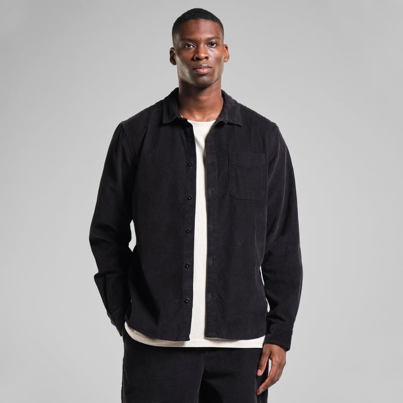 Shirt Varberg Corduroy Black