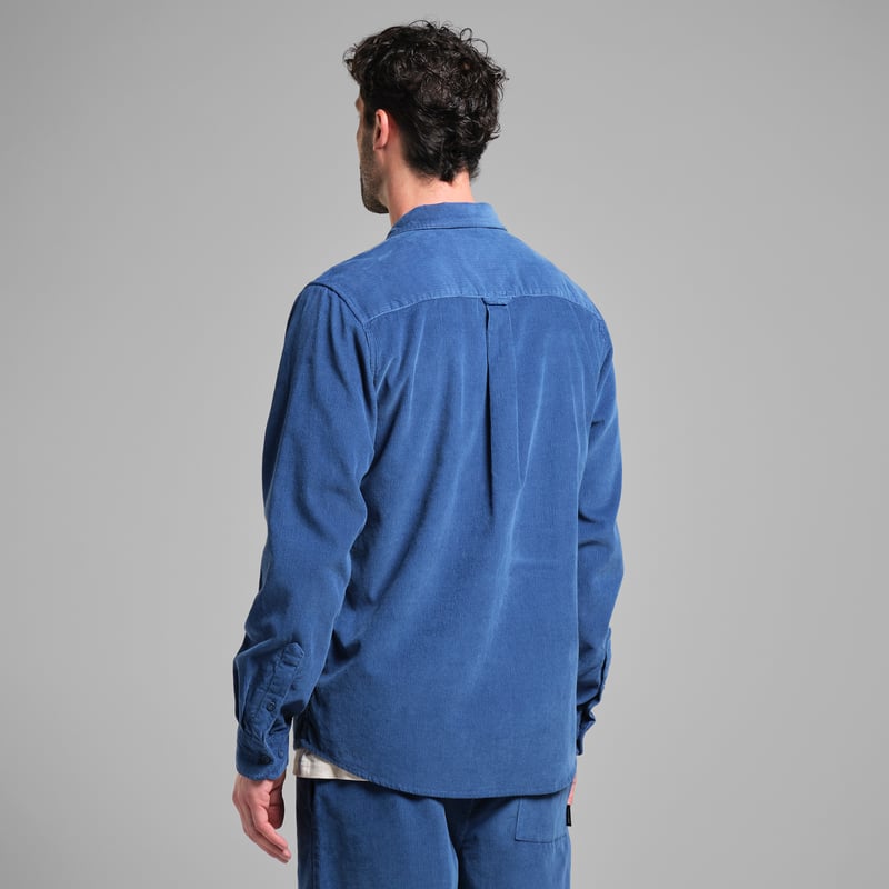 Shirt Varberg Corduroy True Blue