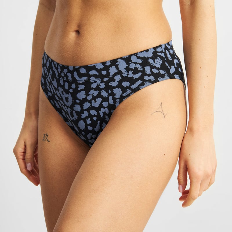 Briefs Ramsele Leopard Steel Blue
