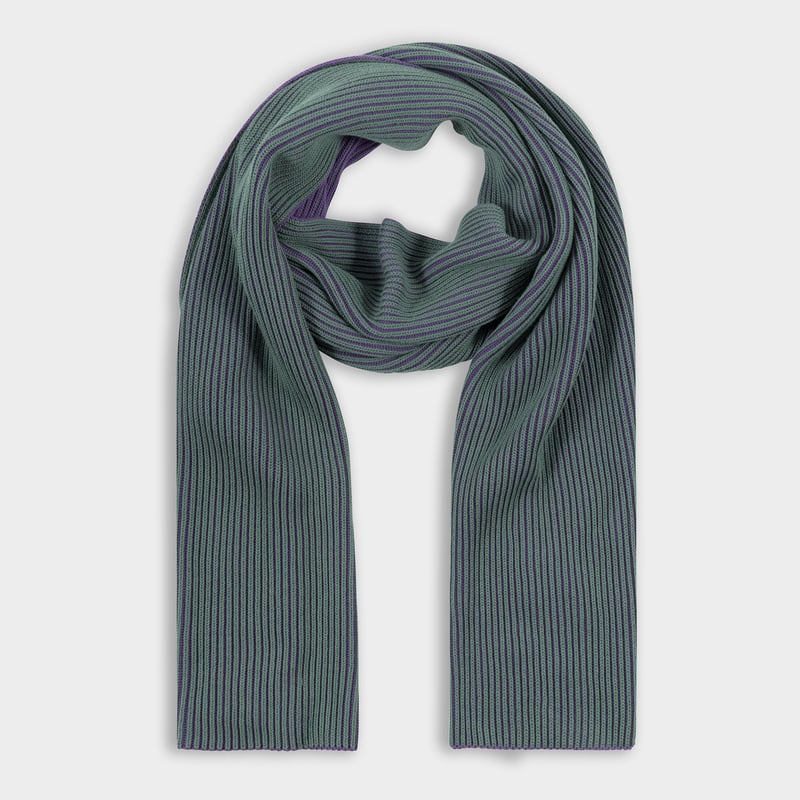 Scarf Norrfors Brioche Purple/Green