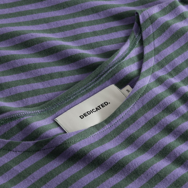 Top Humledal Stripes Forest Green/Paisley Purple