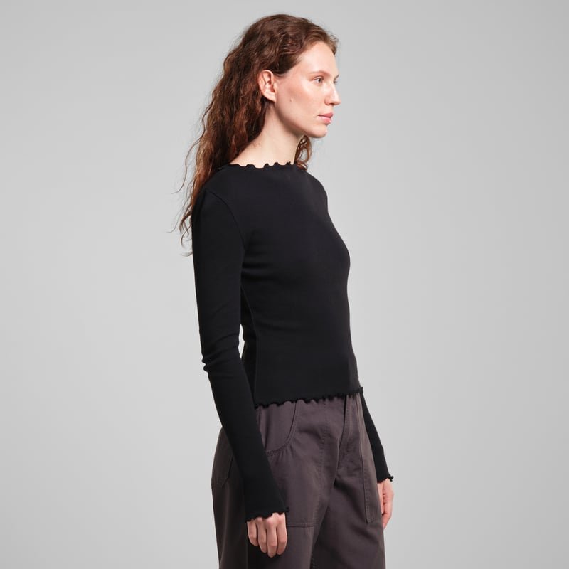Rib Top Ryd Black