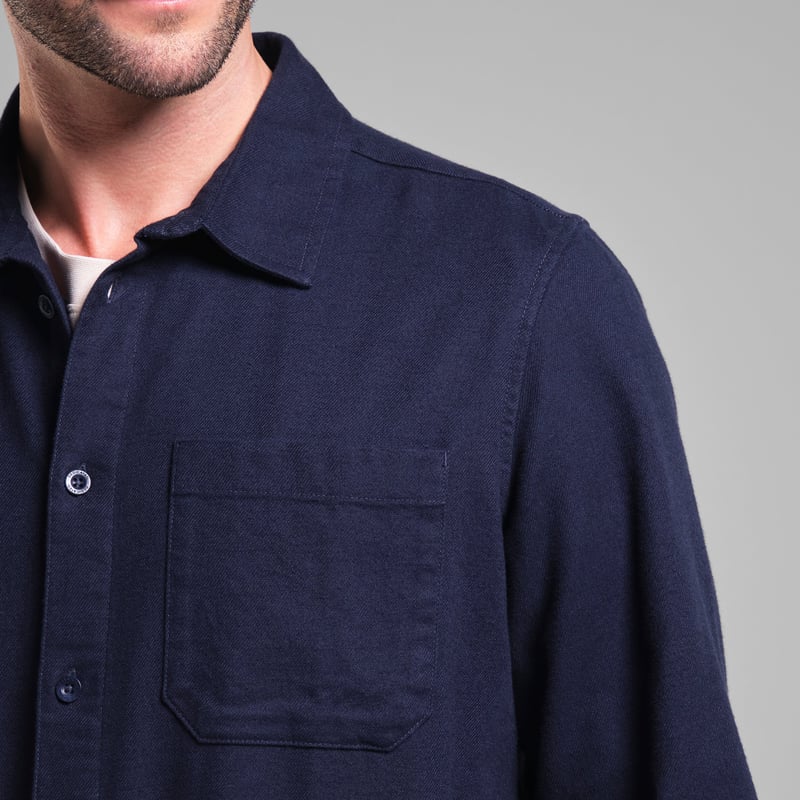 Shirt Rute Flannel Base Navy