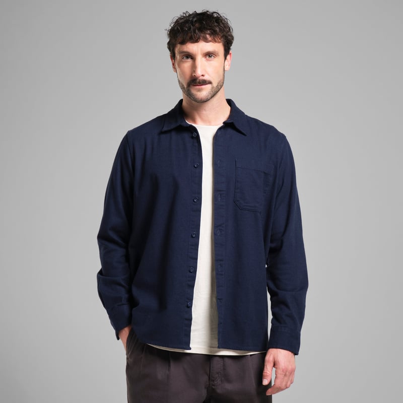 Shirt Rute Flannel Base Navy