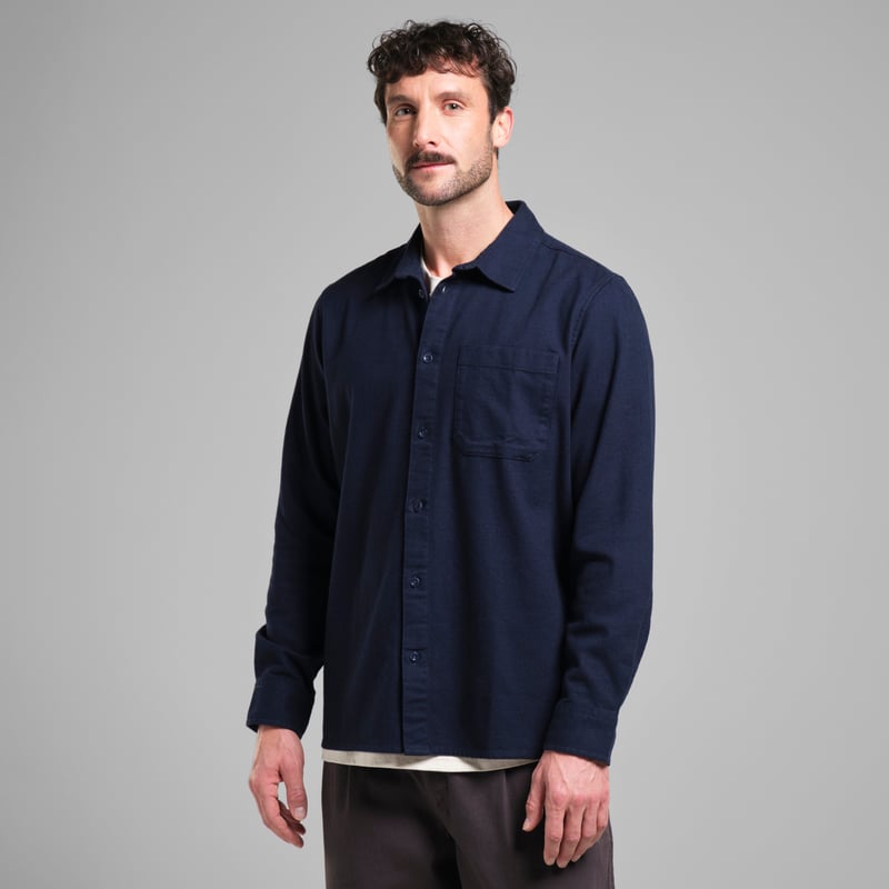 Shirt Rute Flannel Base Navy