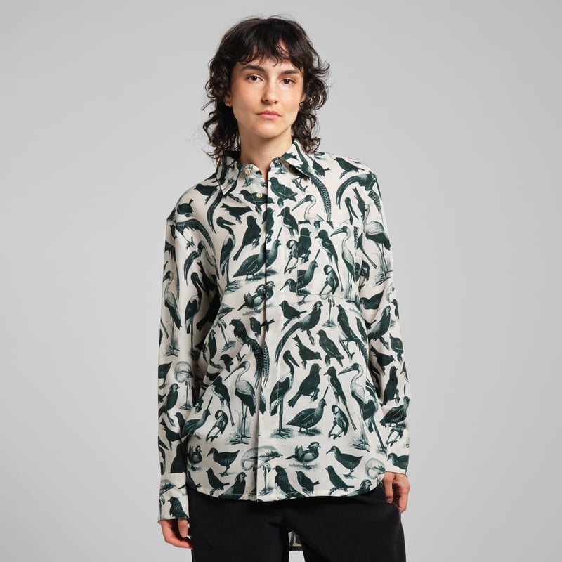 Shirt Kosta Birds Green