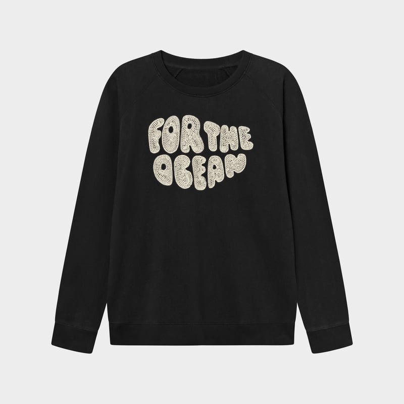 Sweatshirt Malmoe Hemp For the Ocean Black