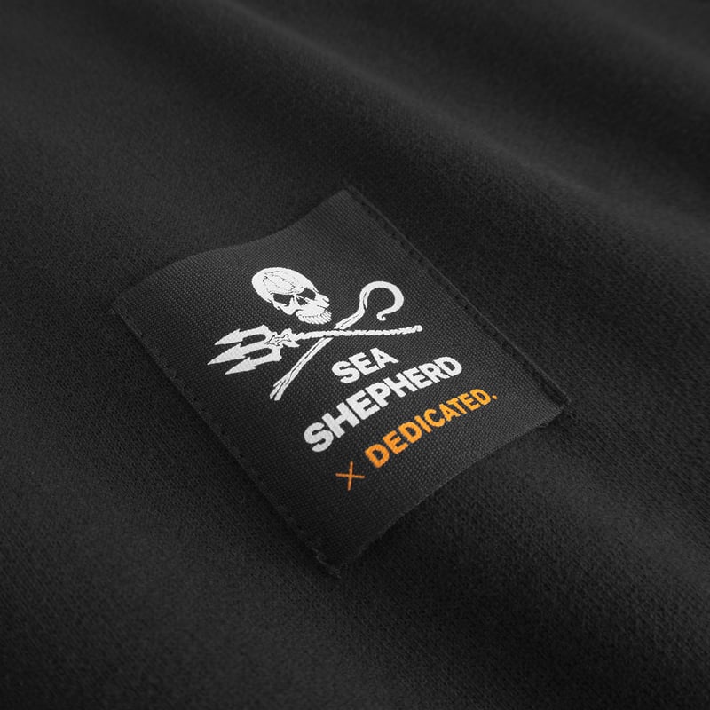 Sweatshirt Malmoe Hemp Jolly Patch Black
