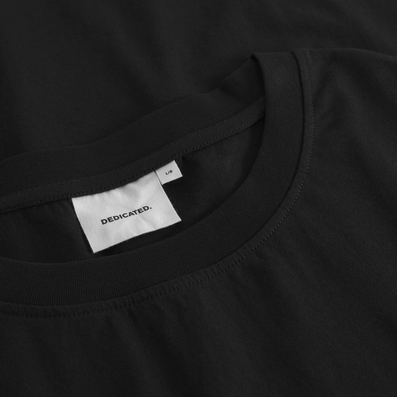 T-shirt Gustavsberg Hemp  Jolly Patch Black