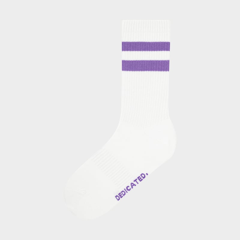 Sport Socks Ullevi Stripes Paisley Purple