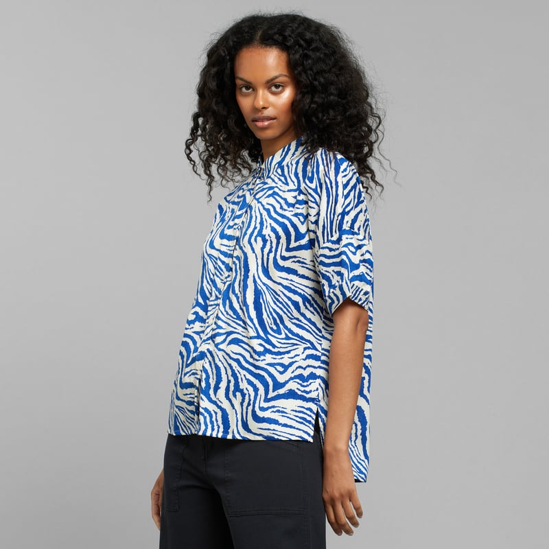 Shirt Nibe Zebra Blue