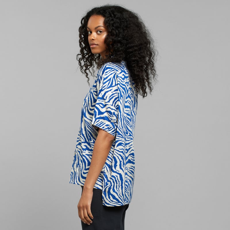 Shirt Nibe Zebra Blue