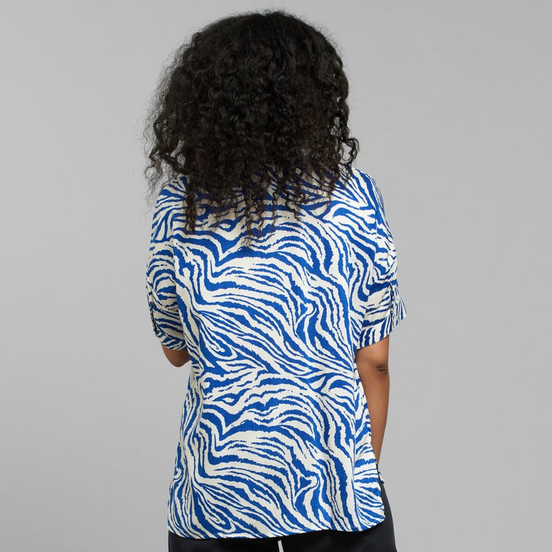 Shirt Nibe Zebra Blue