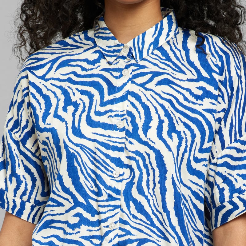 Shirt Nibe Zebra Blue