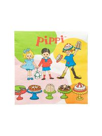 Servetter Pippi kalas 16-pack