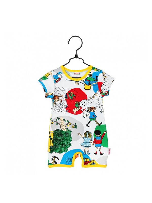 Romper suit Pippi Longstocking - White