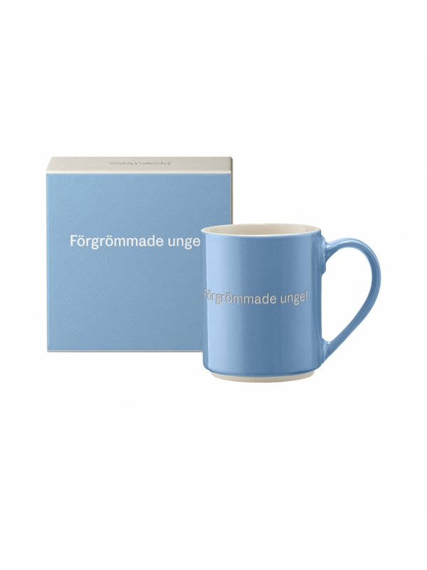 Tasse - Förgrömmade unge! - Blau