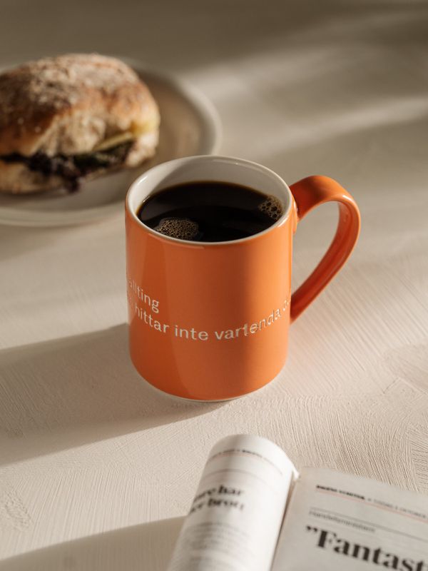 Mugg Det är ingen ordning... Orange