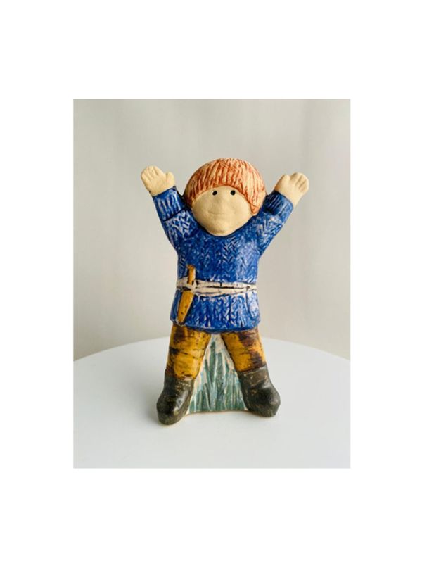 Lisa Larson Ceramic Figure - Birk Borkason