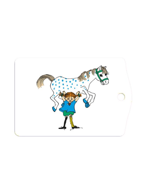 Cutting Board Pippi & The Horse White